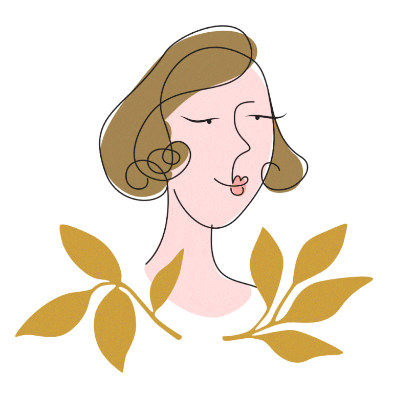 Animación de ilustración e identidad de Cosméticos Carmela