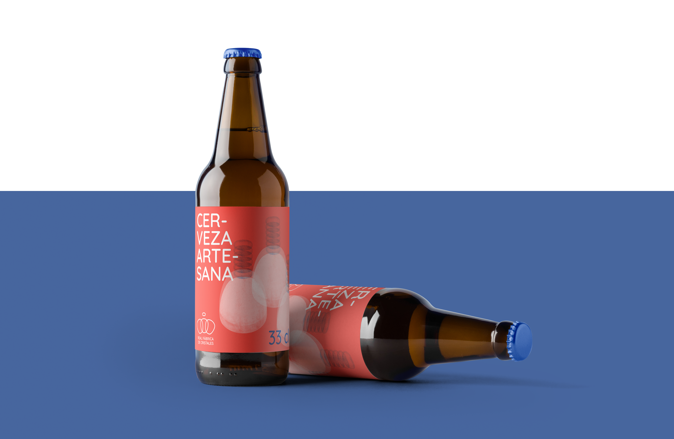 Cervezas de merchandising para la tienda de la Real Fábrica de Cristales